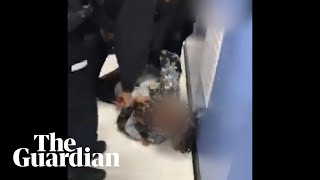 Footage shows NYPD police officer ripping baby from its mother’s arms
