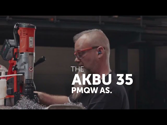 Fein AKBU 35 PMQ AS 18V Li-Ion accu magnetische kernboormachine body in koffer - 35mm-image