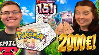 Wir öffnen DAS 2000€ Display Pokémon 151😱🔥