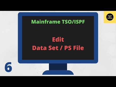 Edit PS in TSO/ISPF - Mainframe TSO/ISPF Tutorial - Part 6