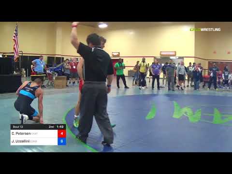 2018 Marine Corps US Open/Masters B Greco Roman 78 Quarters - Cort Petersen (Unat) Vs. Joe Uccelli