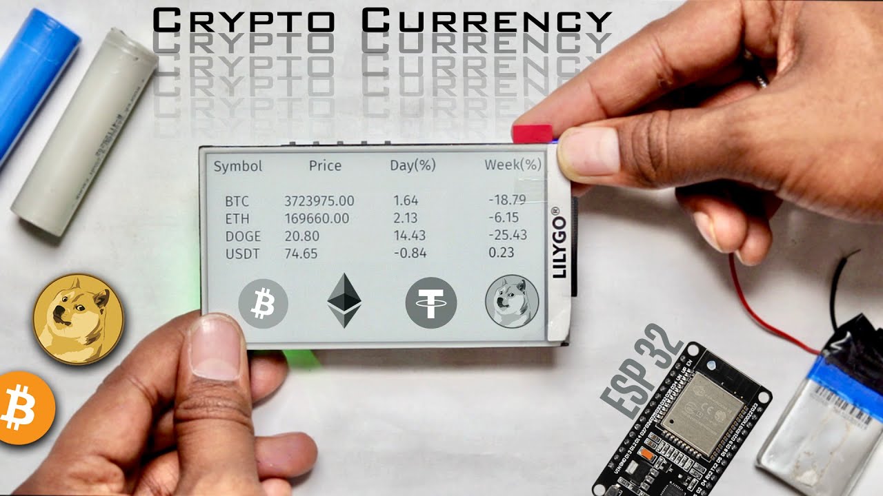 Getting Started with LILYGO T5-4.7 inch E-paper | Portable Crypto Currency Display using ESP32 💰 📈