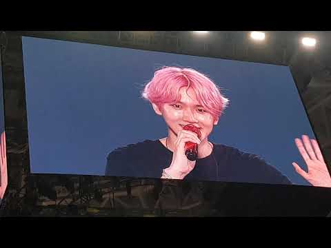 [FANCAM 직캠] 190726 백현 마지막 멘트 Baekhyun Final Ment - EXplOration Seoul 서울 Day 4