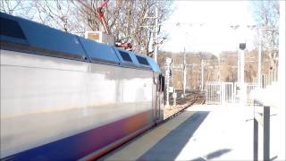 preview picture of video 'MNBN - Montclair State University (MSU) Railfanning 12/28/12'