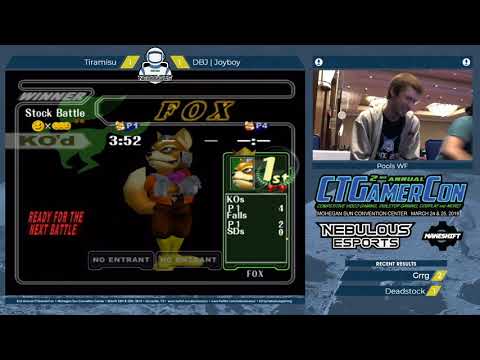 CT Gamercon 2 - Pools: Tiramisu vs. DBJ | Joyboy