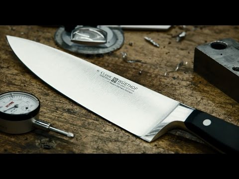 WUSTHOF Classic Ikon Creme šefo peilis, 23cm video