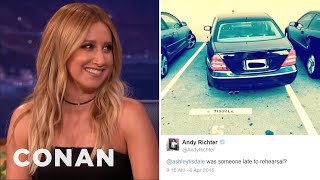 Ashley Tisdale&#39;s Twitter Spat With Andy Richter | CONAN on TBS