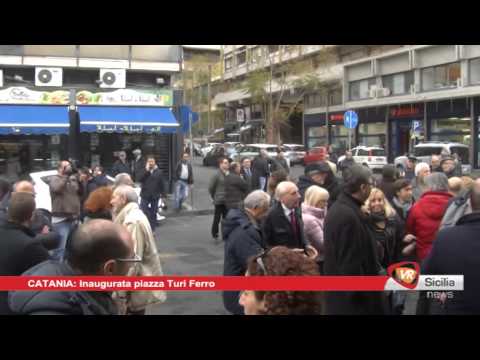 16 03 15 CATANIA Inaugurata piazza Turi Ferro