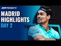 Fognini, Dimitrov, Evans, Karatsev All in Action | Madrid 2021 Day 2 Highlights
