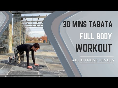 30 MINS FULL BODY TABATA | Burn Fat Build Muscles | Minimum Equipment