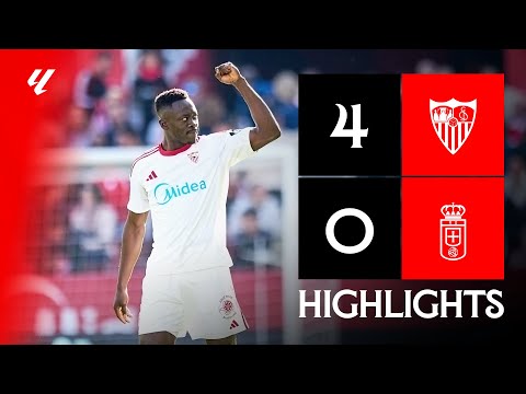 Sevilla FC vs Real Oviedo (4-0) LALIGA | Resumen