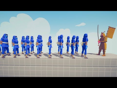Shogun King vs Peasants - Totally Accurate Battle Simulator TABS