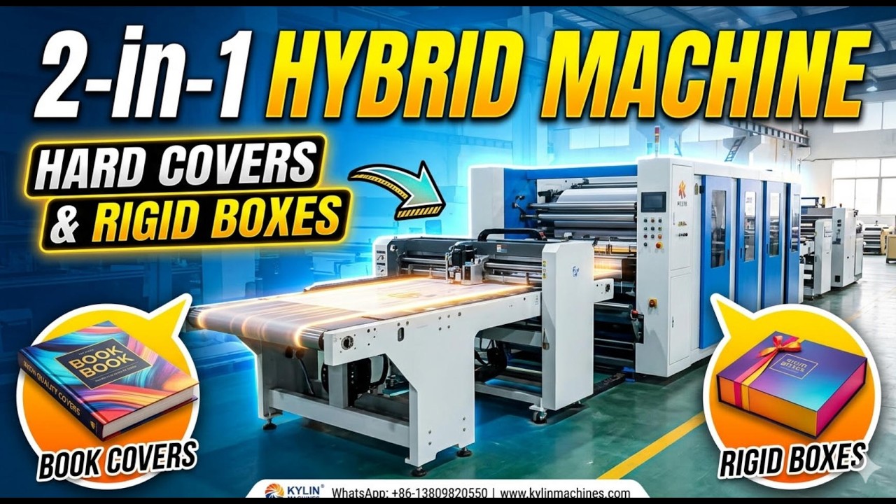Fully Auto Rigid Box Machine video thumbnail