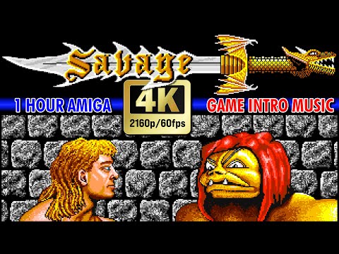 Savage  - Amiga Music - 4K - 1 Hour Game Intro Music