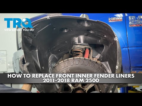 How to Replace Front Inner Fender Liners 2011-2018 Ram 2500