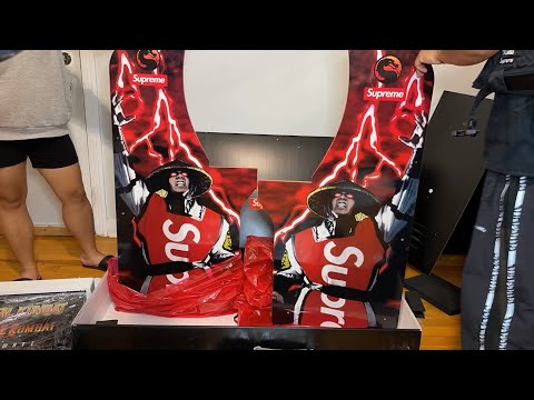 MY HOLY GRAIL! Drove 5+ hours! Supreme Mortal Kombat Arcade1up Unboxing! Pickup Vlog and Set Up!