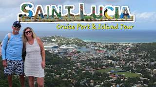 Saint Lucia Cruise Port & Island Tour Banana Plantation Marigot Bay Million Dollar View Vigie Beach