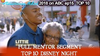 Michael J. Woodard Disneyland Idina Menzel Full Mentor Segment Disney Night American Idol 2018 Top10