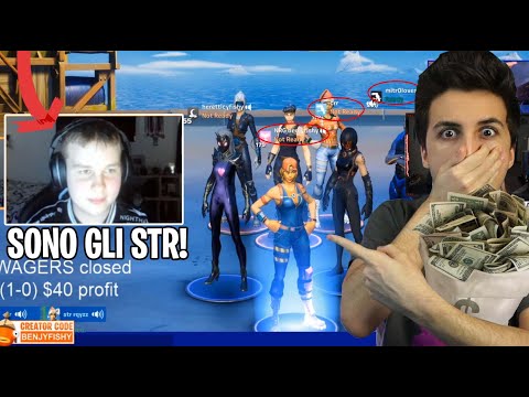 Il MIO TEAM SFIDA 4vs4 a SOLDI BENJYFISHY, MITRO e CRR