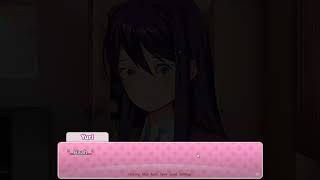 Creepy yuri scene (ddlc) doki doki literature club
