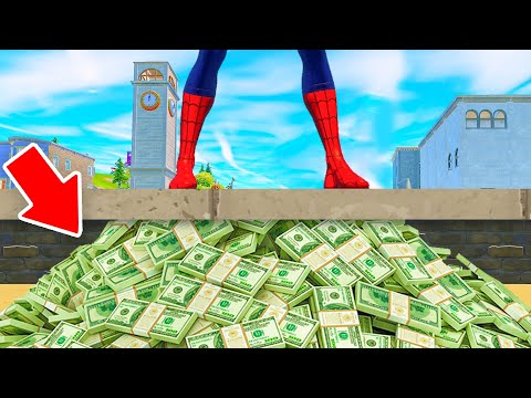I Hid $1,000 On The Fortnite Map!