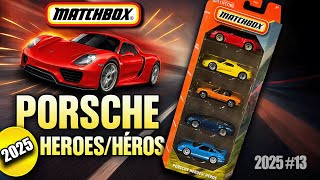 Unboxing the NEW 2025 Matchbox PORSCHE HEROES/HÉROS 5-Pack!!