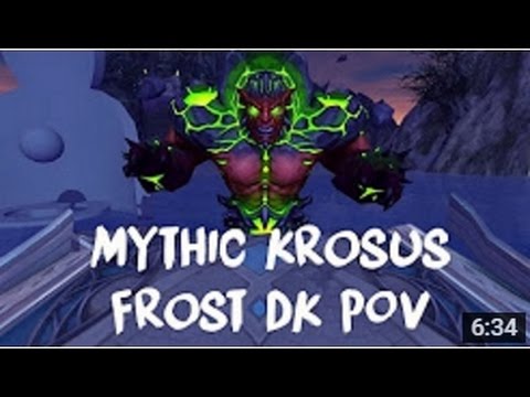 Adrenaline VS Mythic Krosus (FROST DK POV)