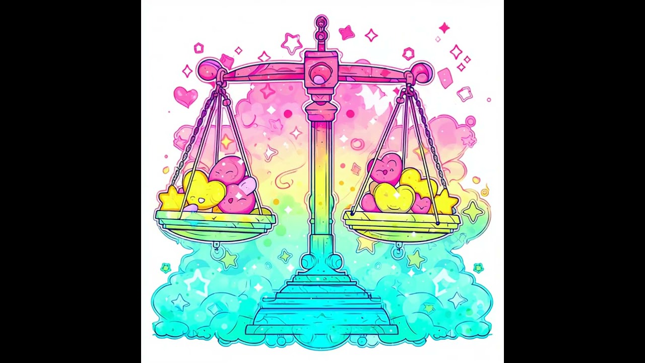 Libra Zodiac Sign Animation | Balance & Harmony in Motion #libra #airsign #balance #fairness