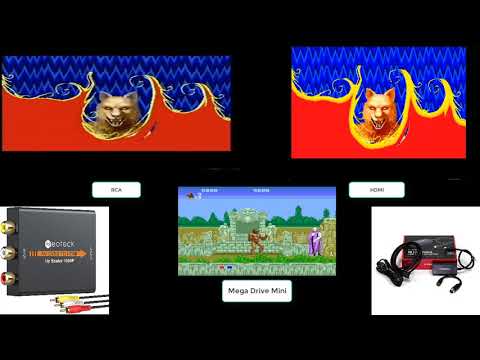 Mega Drive RCA Vs Pound HDMI