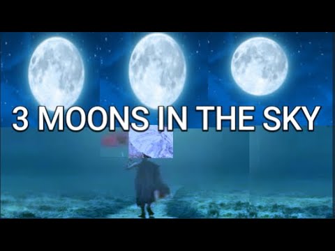 PROPHETIC WORD: 3 FULL MOONS DREAM - 3 Moons in the sky