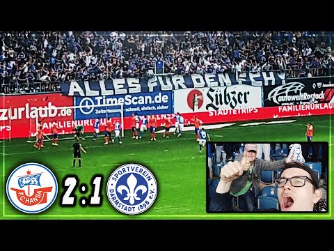 FINALLY HOME WIN STADIUM VLOG - Hansa Rostock vs Darmstadt 2:1 | 2 Bundesliga | Stadium Vlog