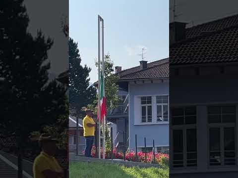 Celebrazione per i 70 anni di fondazione del Gruppo Alpini di Tesero #alpini #tesero #valdifiemme