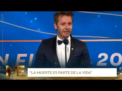 Benjamín Vicuña: "No hay que evitar hablar de la enfermedad y de la muerte" - Martín Fierro 2023