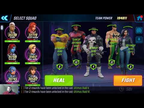 Marvel Strike Force: Ultimus VI Raid Lane 7, part 2!
