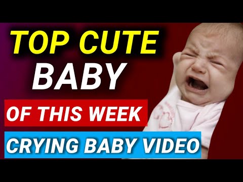 Top cute baby of this week ❣️ Crying baby videos👉 #babyvideotrend