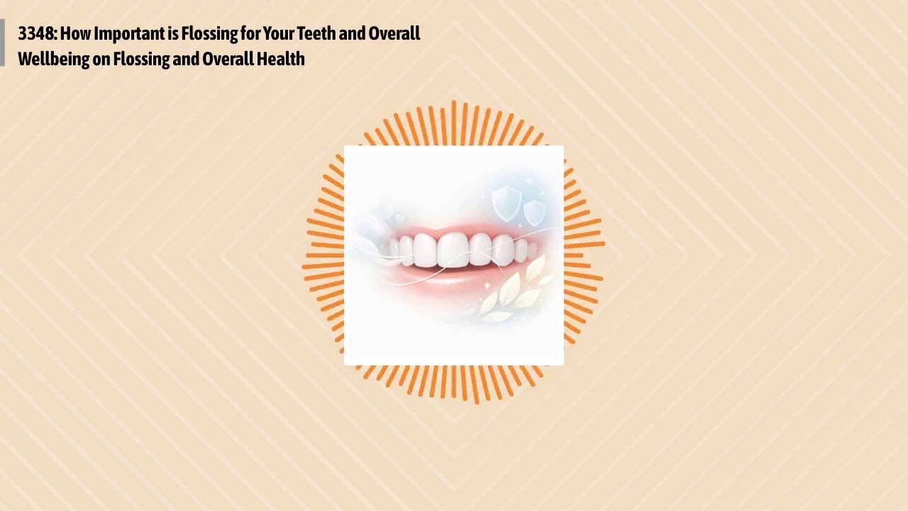 3348: How Important is Flossing for Your Teeth and Overall Wellbeing on Flossing and Overall...