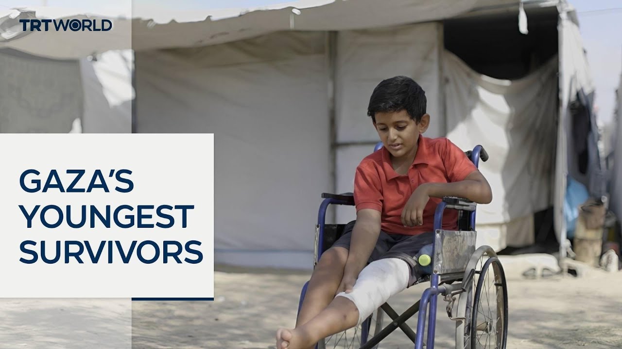 Gaza’s displaced children struggling to survive after war