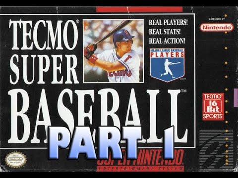 Tecmo Super Baseball Part 1