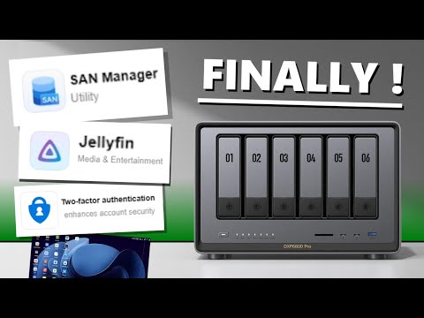 UGREEN NAS Now has iSCSI, 2FA and Jellyfin (and more) - FINALLY!
