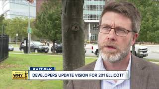 201 Ellicott project refines concept to accommodate affordable housing and food market/grocery