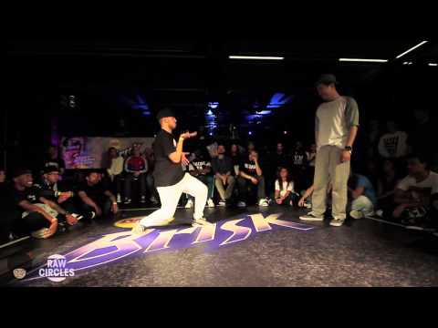 Jin (The OtherSide) vs Jing | Quaterfinal Popping | Raw Circles 2014 | Ocloo Productions