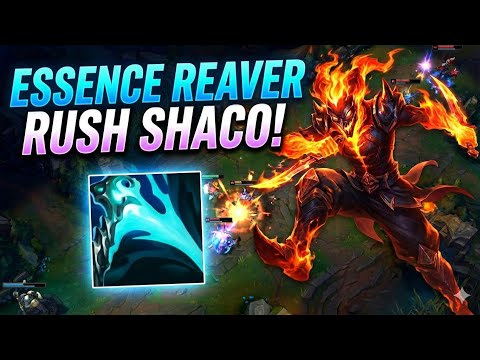 Essence Reaver Rush Shaco Carry - S16 Flex Ranked [League of Legends] Full Gameplay - Infernal Shaco