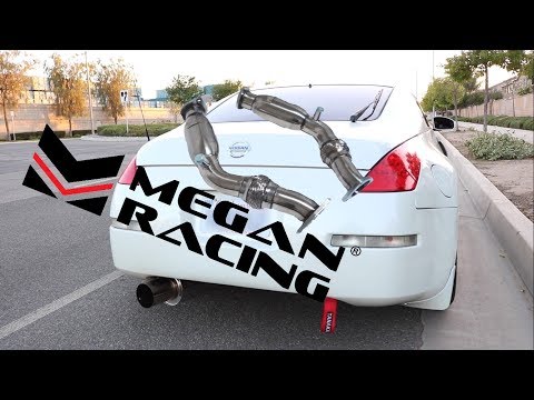 Megan Racing Test pipes 350z!