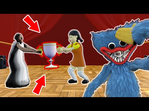 Granny vs Huggy Wuggy vs Squid Game vs talent show - funny horror animation parody (p.223)