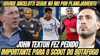 🚨JOHN TEXTOR PEDIU JOGADORES VELOZES E FORTES PARA 2026 | DAVIDE PARTICIPA DE PLANEJAMENTO