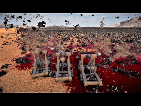 3 Full Auto Catapults VS 1.5 Million Mongolians Attack !! | Ultimate Epic Battle Simulator 2 UEBS 2