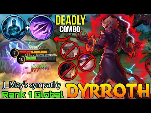 You Can't Escape Me! Dyrroth Monster Offlane! - Top 1 Global Dyrroth by J_May's sympathy - MLBB