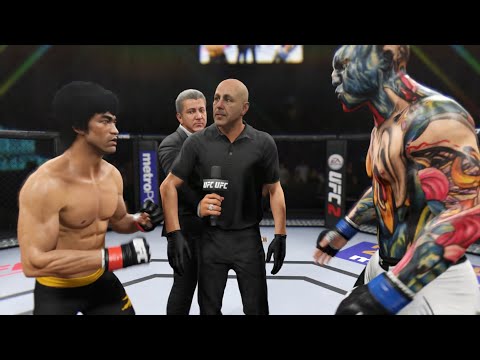 UFC 이소룡 vs 숲의 악마 자연을 파괴하는 나쁜 악마를 처리해라!