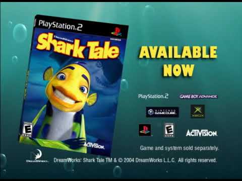 Shark Tale (PS2/Xbox/GC/GBA) (2004) Video Game US Ad/Commercial