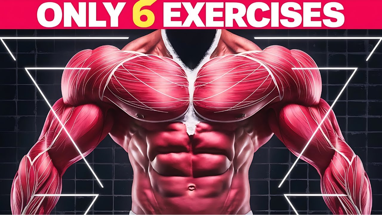 How to Get the Ideal V-SHAPED Body (Only 6 Exercises)